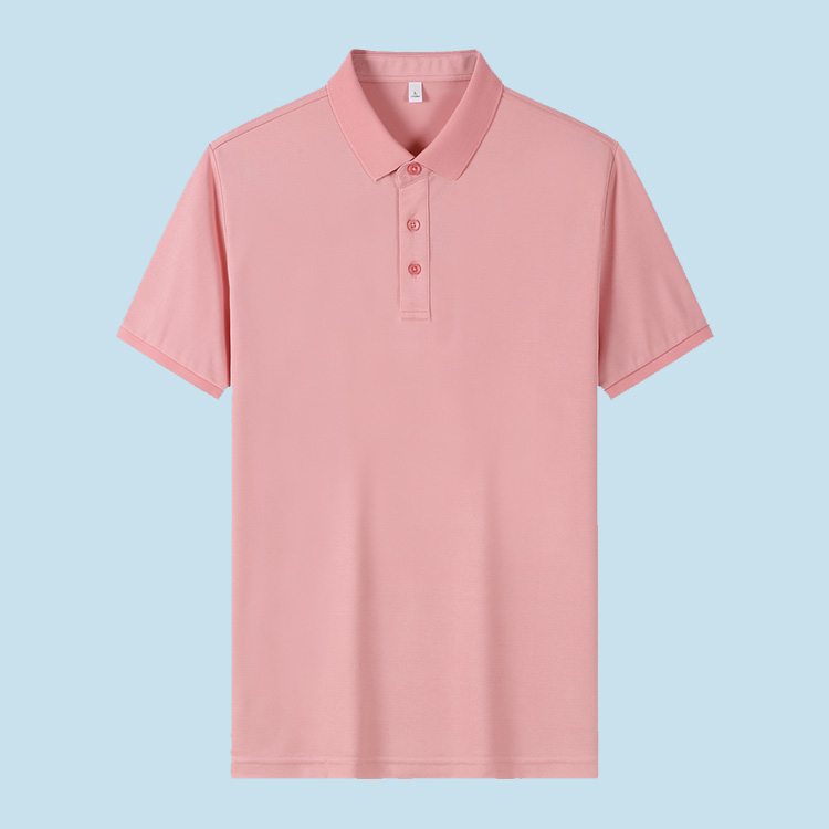 粉色polo衫T恤衫