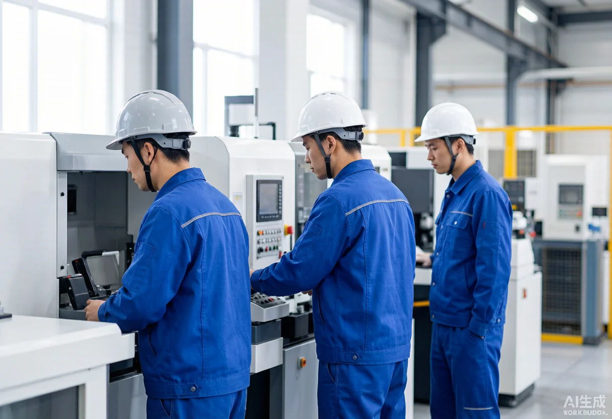 工装服 - 苏州密卡特诺精密机械有限公司 - Manufacturing & Heavy Industry Uniform Case Study solution photo - 制造重工 workwear