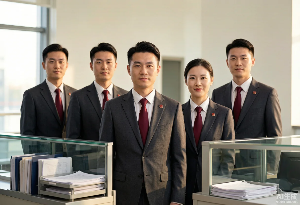 政府制服 - 为 中亿丰建设集团 提供 政府事业 职业装定制案例 项目实拍图3 - 政府事业服装定制
