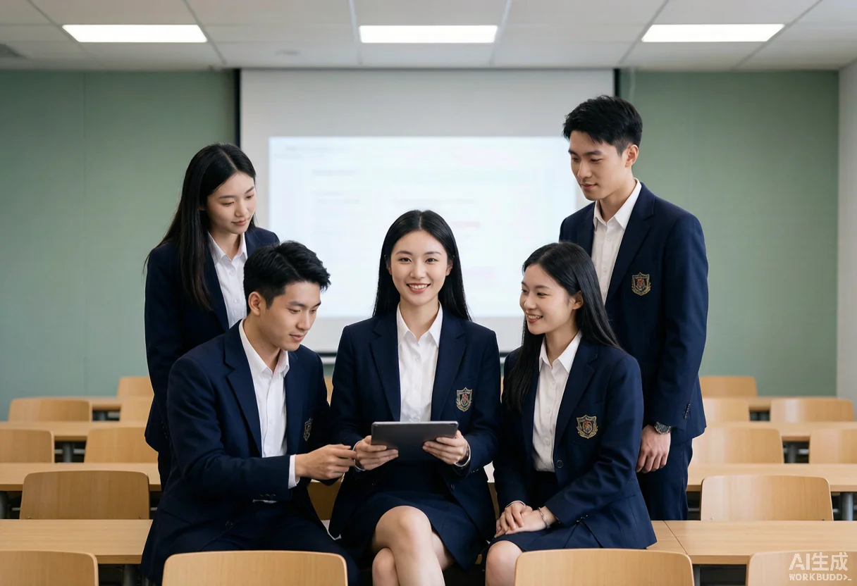学校校服 - 为 泰州中学 提供 教育学校 职业装定制案例 解决方案配图 - 教育学校工作服定制