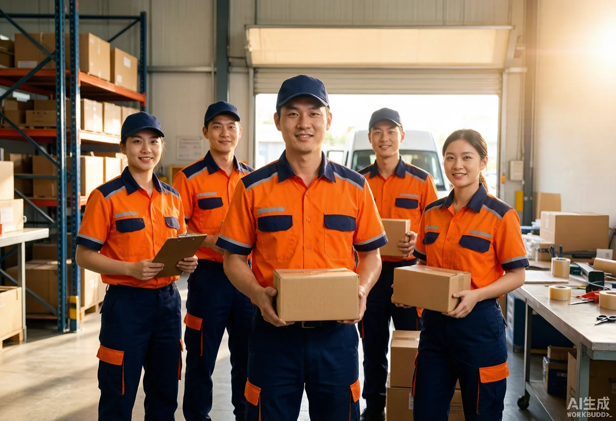 物流制服 - 苏州金峰物流设备有限公司 - Logistics & Express Uniform Case Study challenge photo - 物流快递 custom uniform